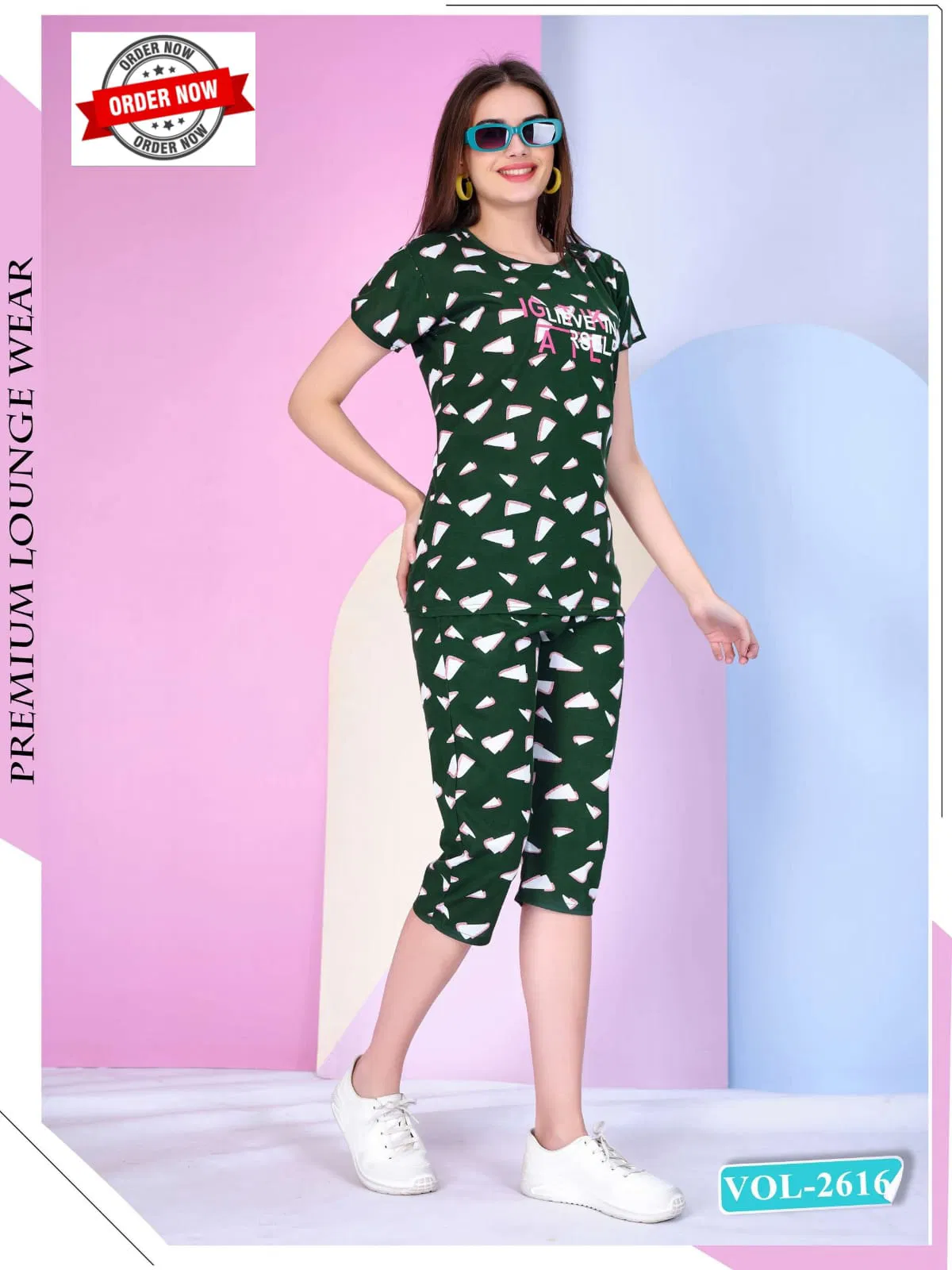 Summer Special Capri Vol Dn 2616 Printed Night Suits Collection